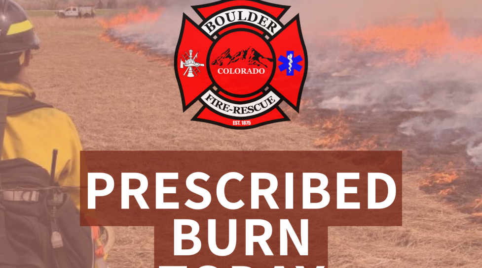 Prescribed burn announcement decorative graphic