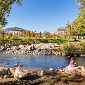 Boulder's Civic Park in the fall